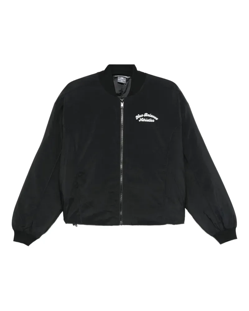 New Balance Jacke mit Stickerei - Schwarz Schwarz