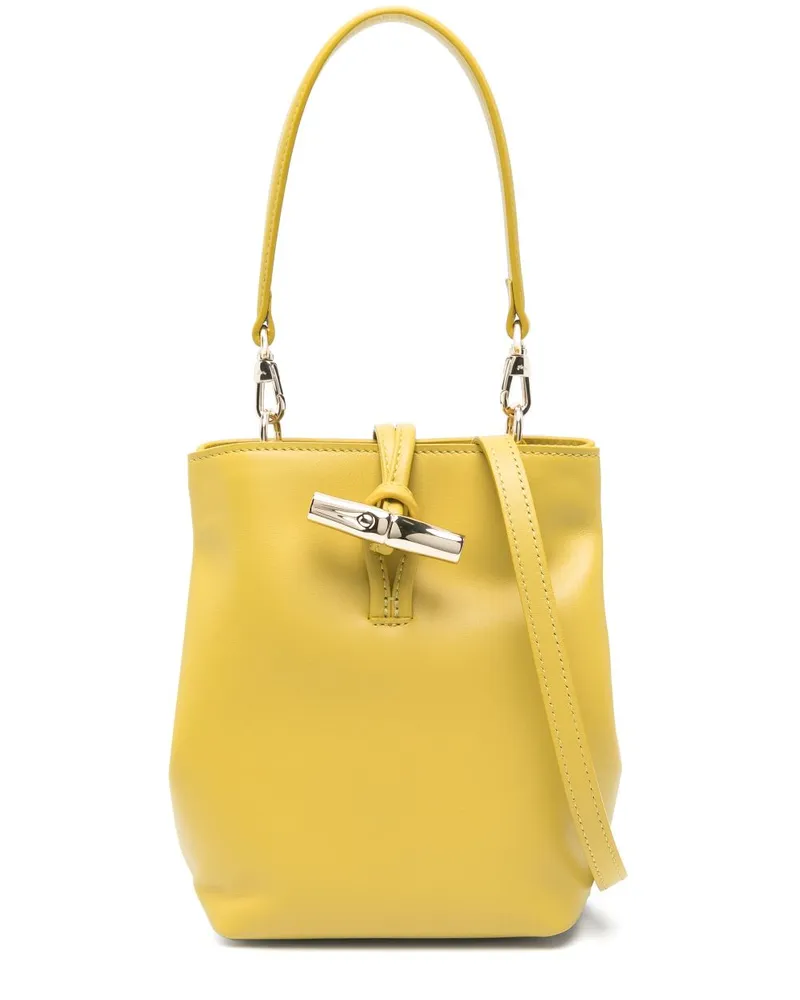 Longchamp Mini Le Roseau Beuteltasche - Gelb Gelb