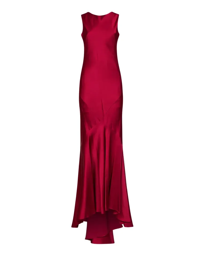 Max Mara Mserum flared asymmetric dress - Rot Rot