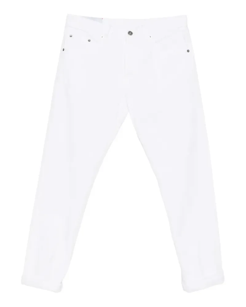 Dondup Jeans mit Umschlag - Weiß Weiß