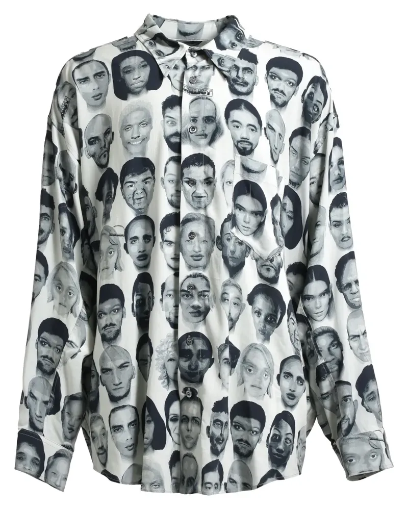 Magliano Hemd mit grafischem Print - Schwarz Schwarz