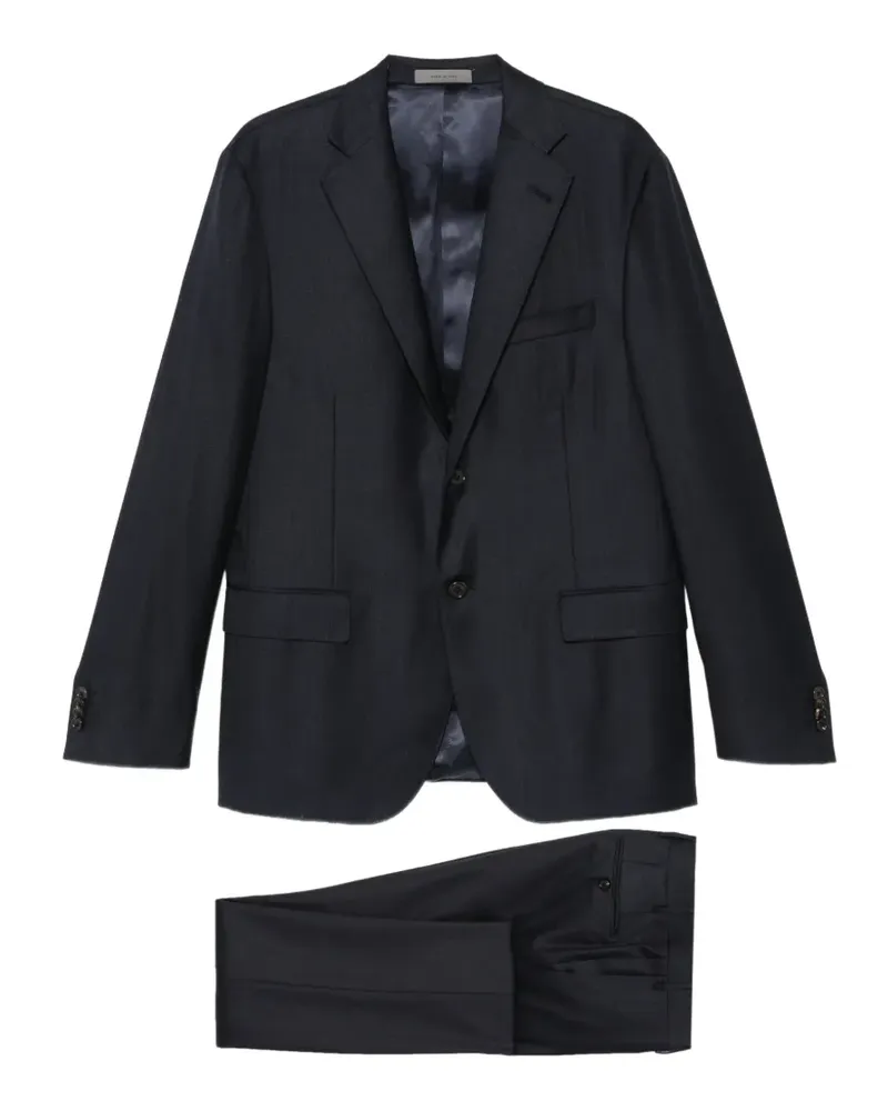 Corneliani Anzug mit fallendem Revers - Blau Blau