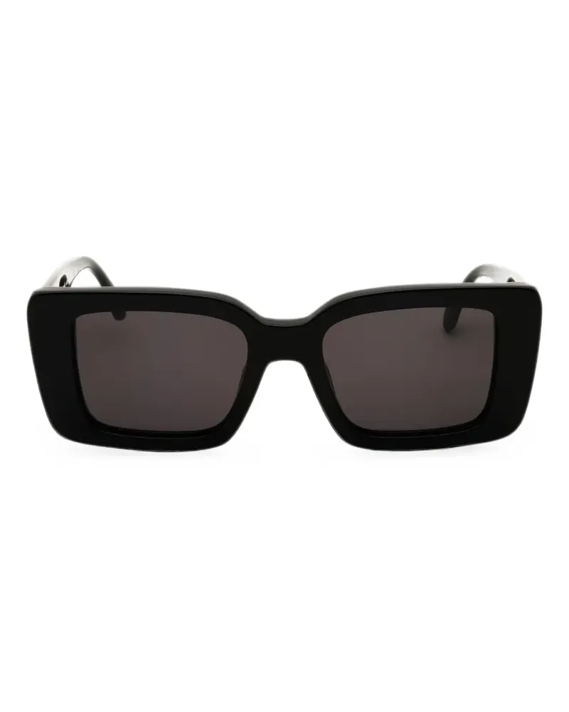 Palm Angels Eckige Dorris Sonnenbrille - Schwarz Schwarz