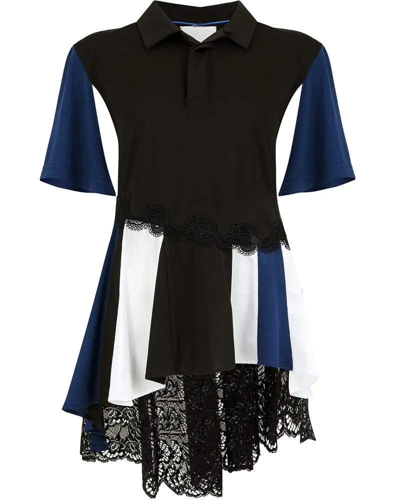 KOCHÉ Oberteil im Deconstructed-Look - Schwarz Schwarz