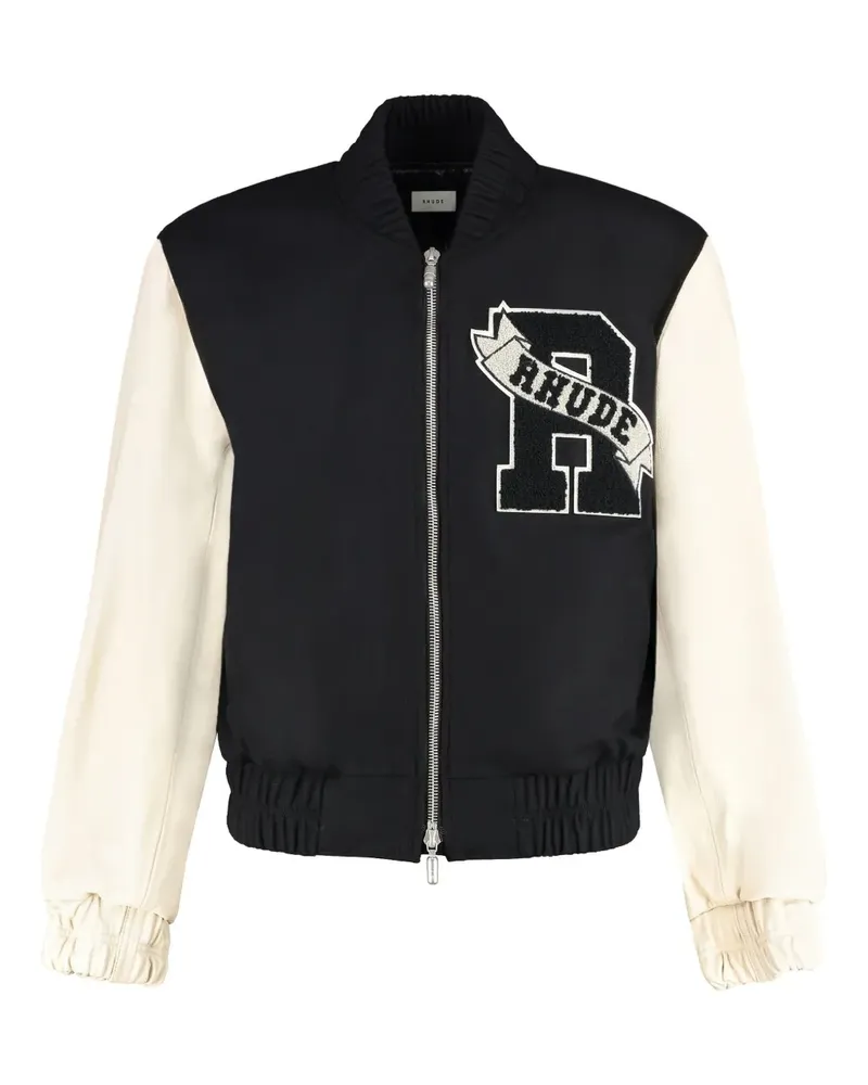 RHUDE Uniform Bomberjacke - Schwarz Schwarz