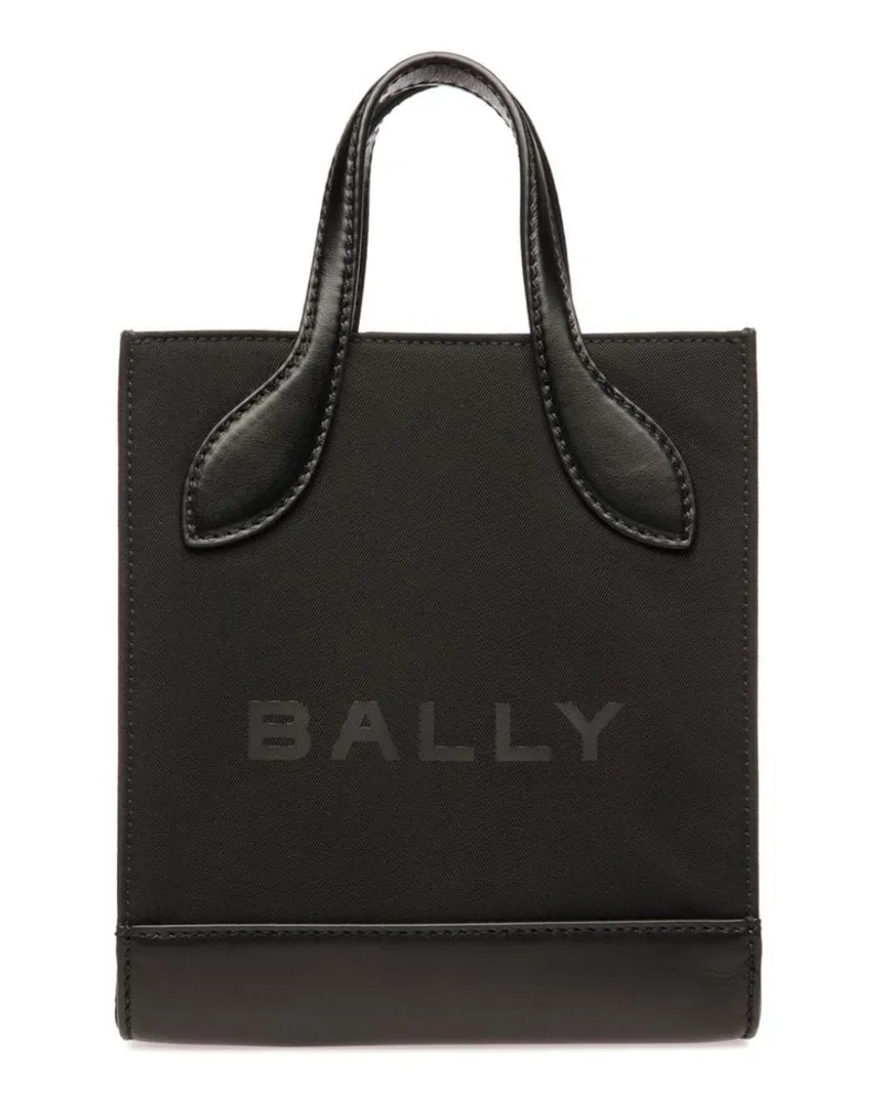 Bally mini Bar tote bag Schwarz