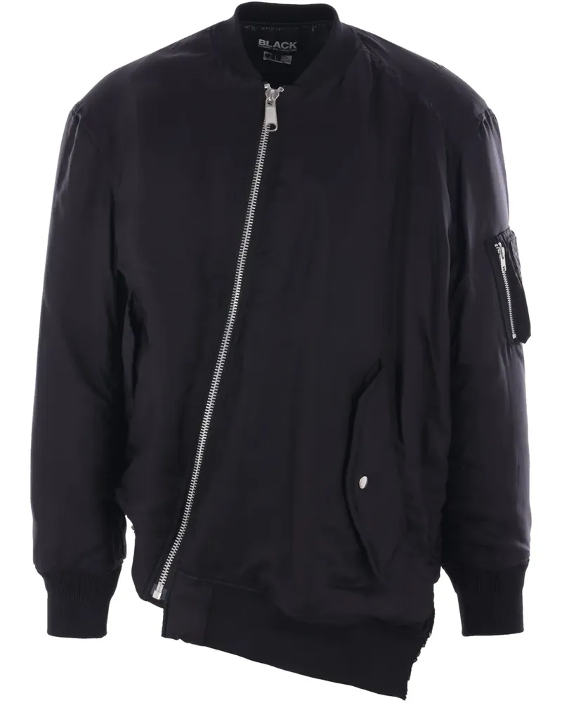 Comme des Garçons Wendbare Bomberjacke - Schwarz Schwarz