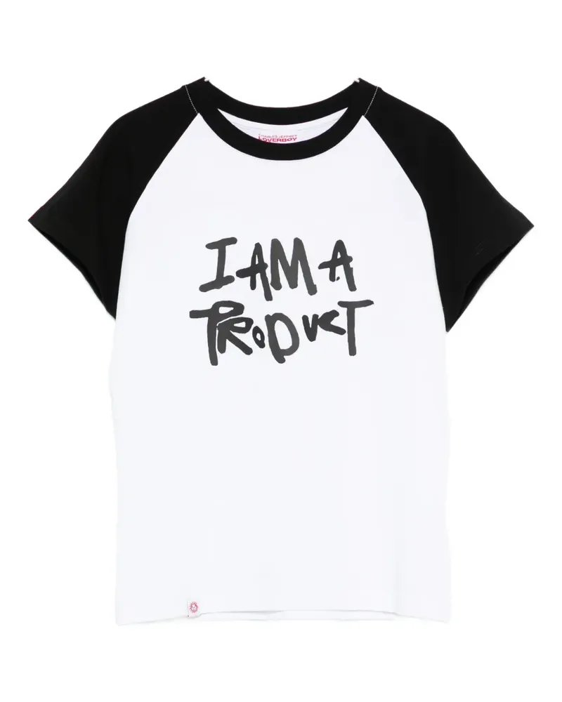 Charles Jeffrey Loverboy T-Shirt mit grafischem Print - Weiß Weiß