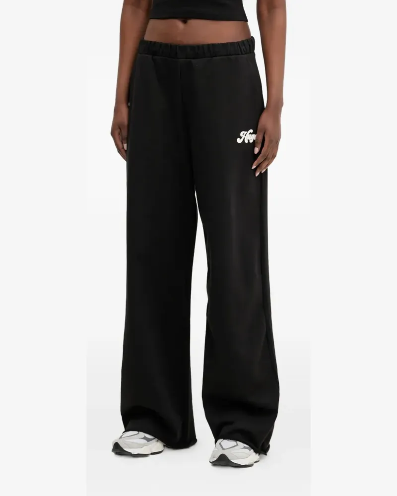 HUGO BOSS Jogginghose mit Logo-Applikation - Schwarz Schwarz