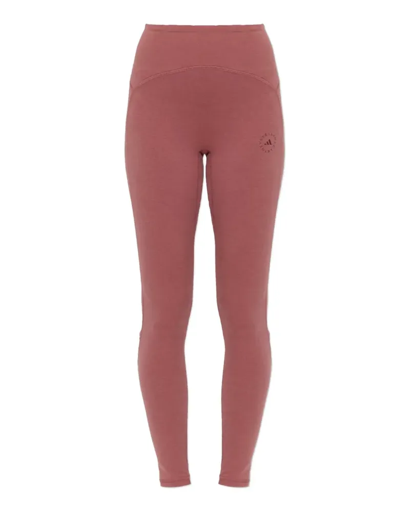 adidas x Stella McCartney logo-print leggings - Rosa Rosa