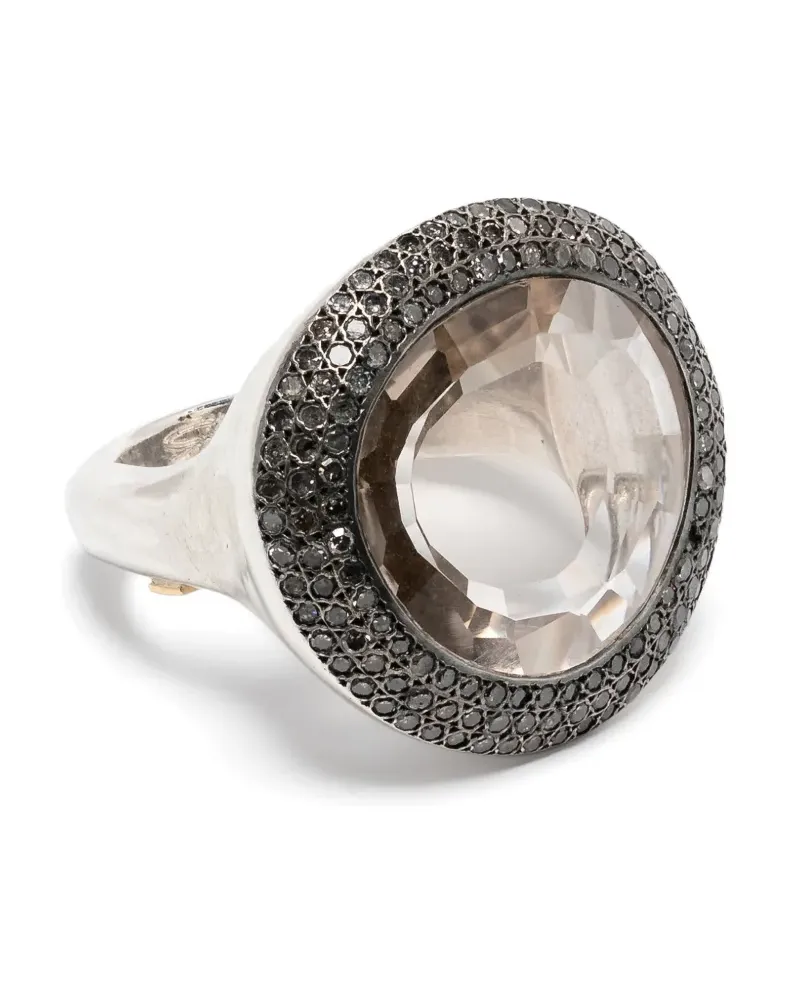 Rosa Maria Ring aus Sterlingsilber mit Topas Silber