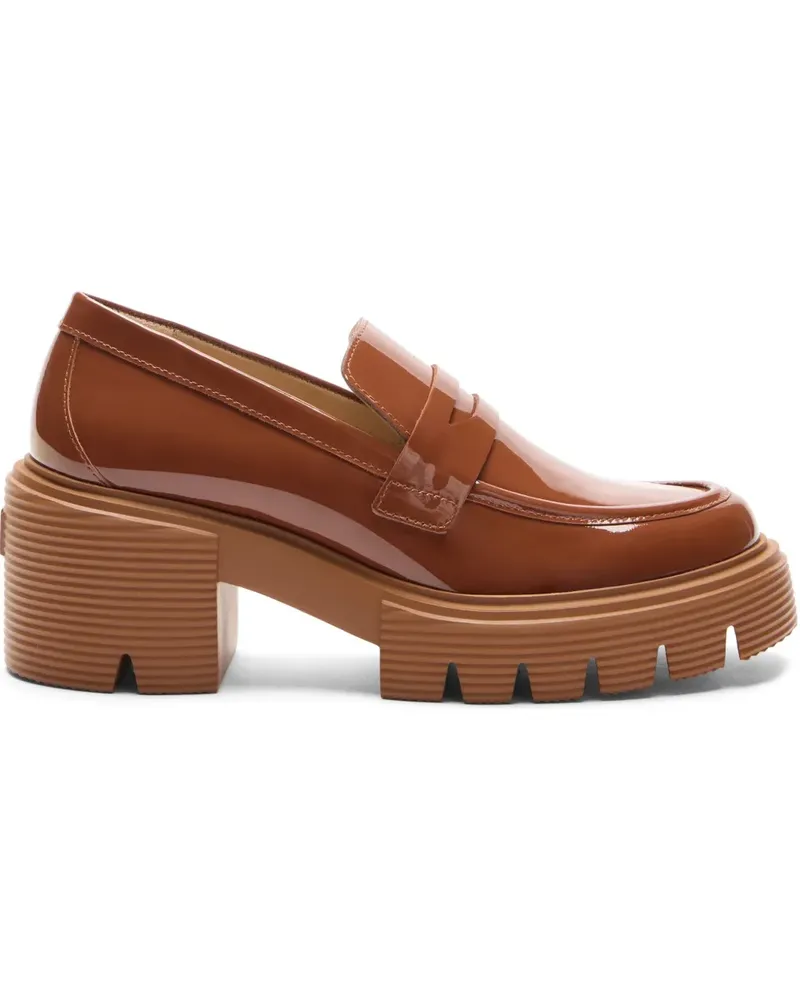 Stuart Weitzman Loafer aus Leder 60mm - Braun Braun