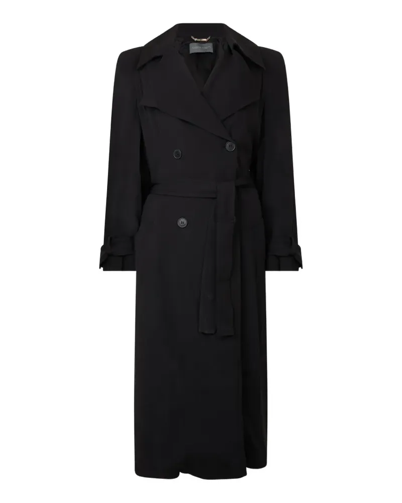Alberta Ferretti belted double-breasted coat - Schwarz Schwarz