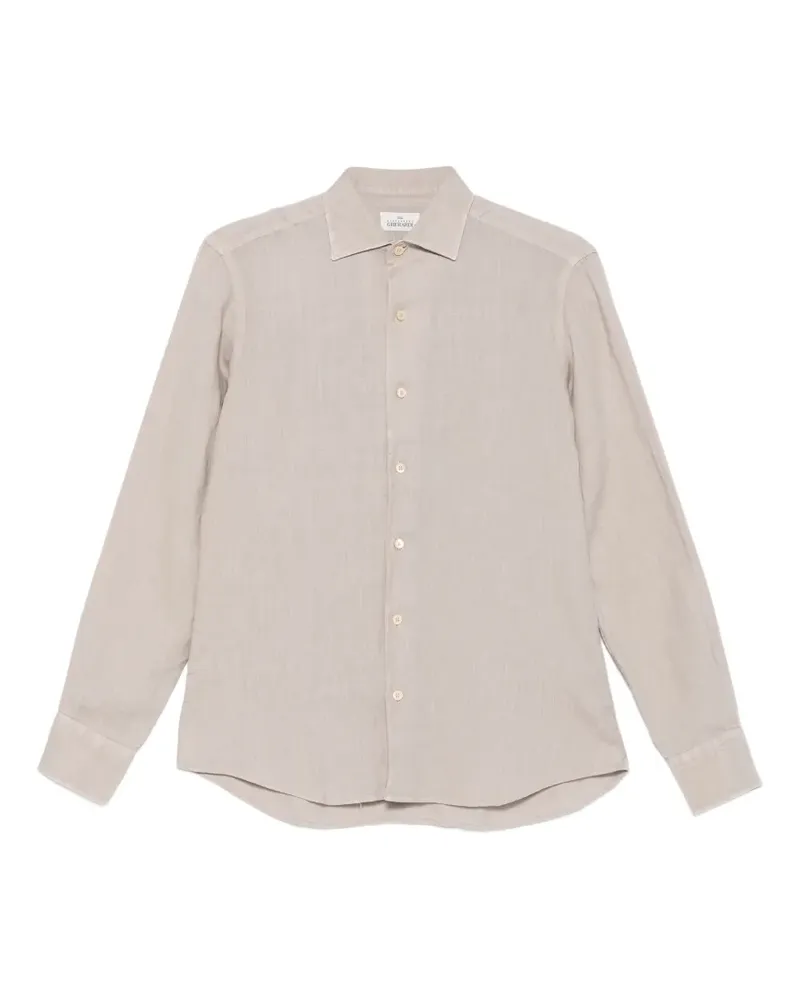Alessandro Gherardi Regent spread-collar shirt - Grau Grau