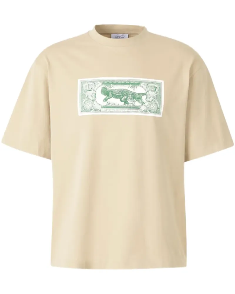 OFF-WHITE Arrow Ticket T-Shirt - Nude Nude