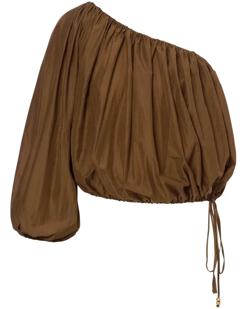 Philosophy Di Lorenzo Serafini Asymmetrische Bluse - Braun Braun