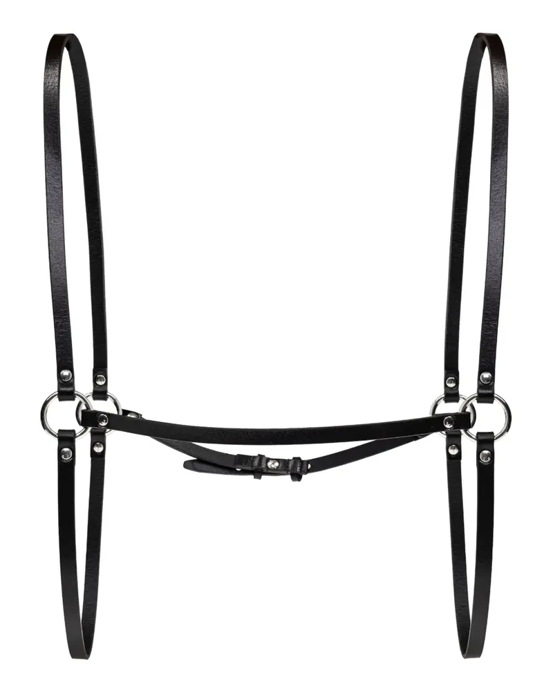 Dsquared2 Harness aus Leder - Schwarz Schwarz