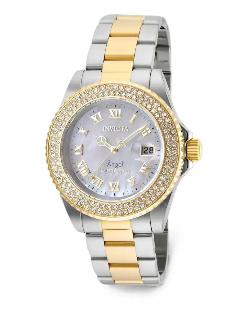 Invicta Angel crystal-embellishment 40mm watch - Silber Silber