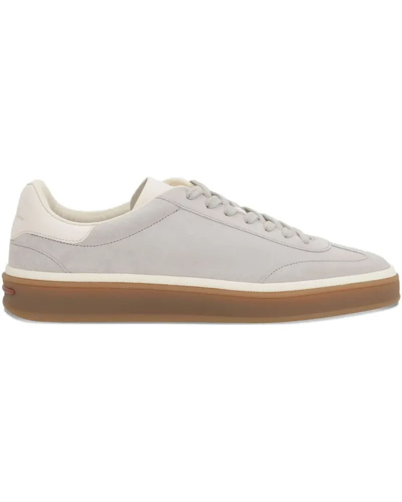 Loro Piana Sneakers aus Wildleder - Weiß Weiß