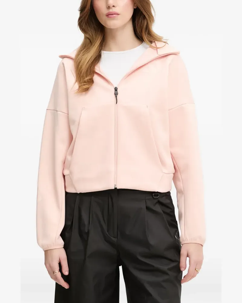 adidas logo-print zip-up hoodie - Rosa Rosa