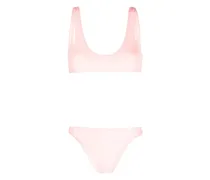 Bikini mit rundem Ausschnitt - Rosa
