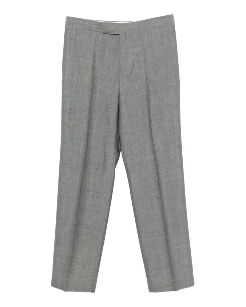 Sapio pressed-crease mohair trousers - Grau Grau