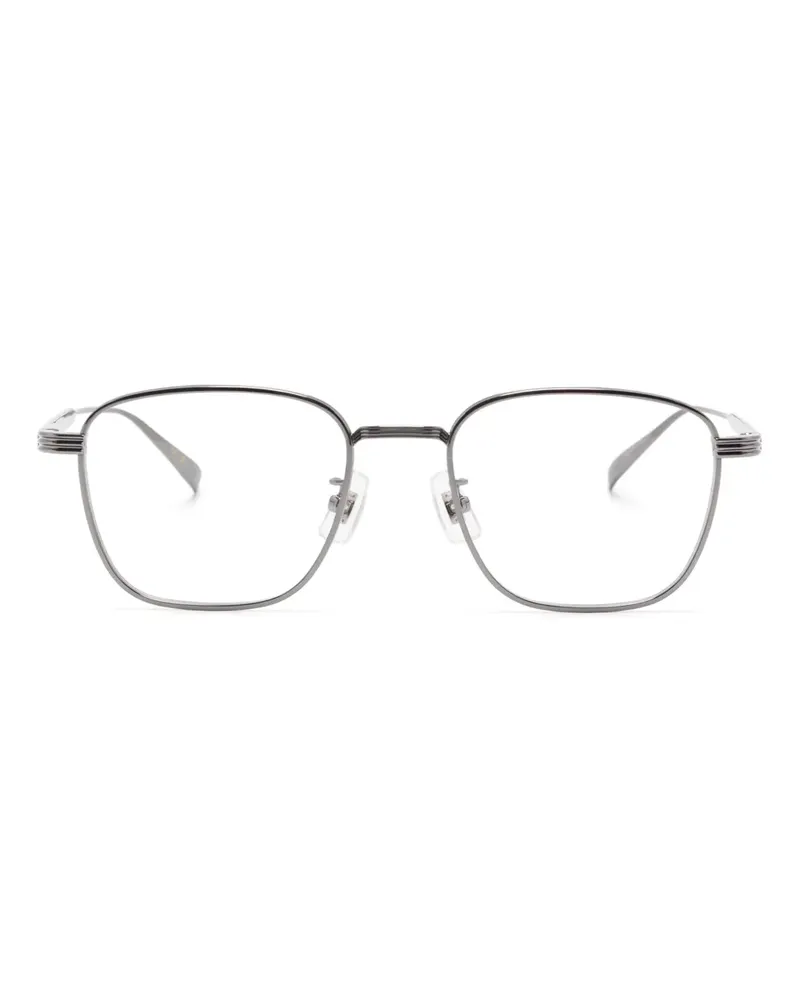 Dunhill Brille mit eckigem Gestell - Silber Silber