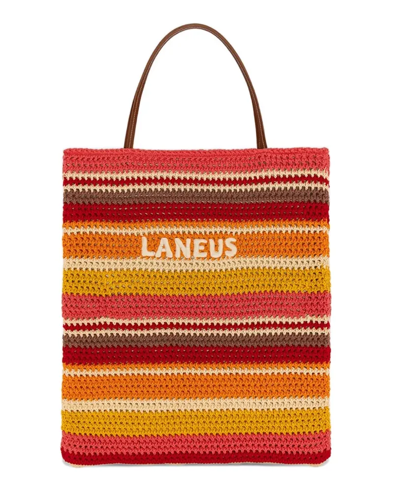 Laneus striped-pattern shoulder bag - Rot Rot