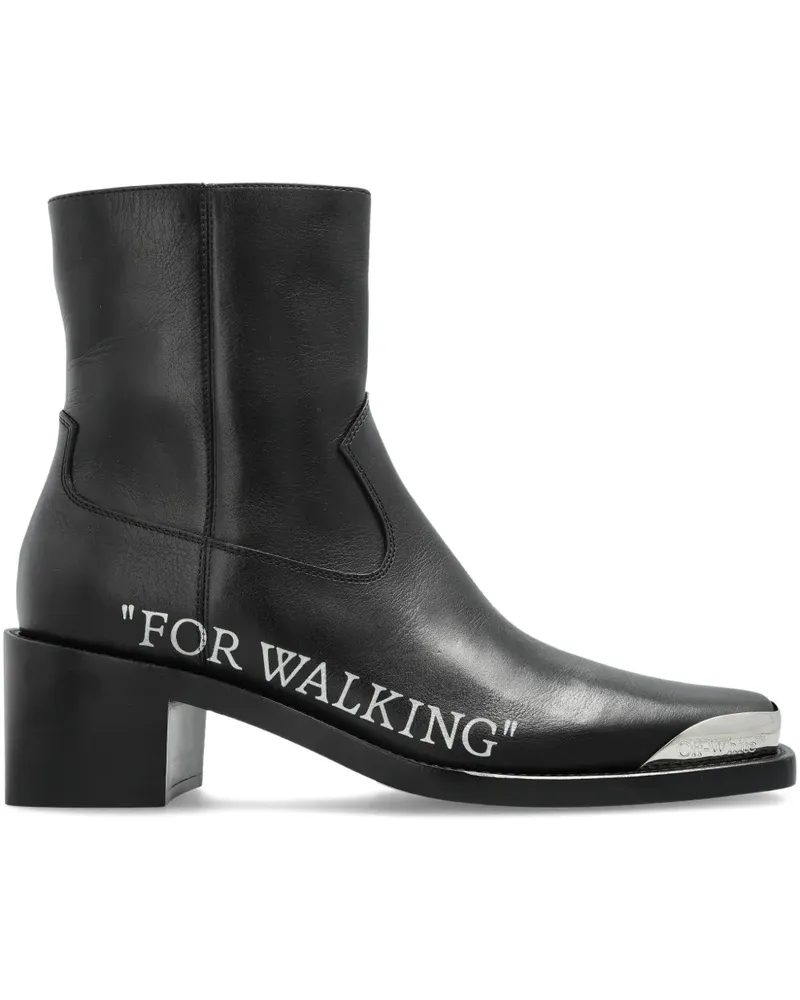 OFF-WHITE For Walking Stiefeletten - Schwarz Schwarz