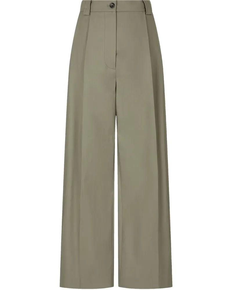 STUDIO TOMBOY Hose mit Bundfalten - Grün Grün