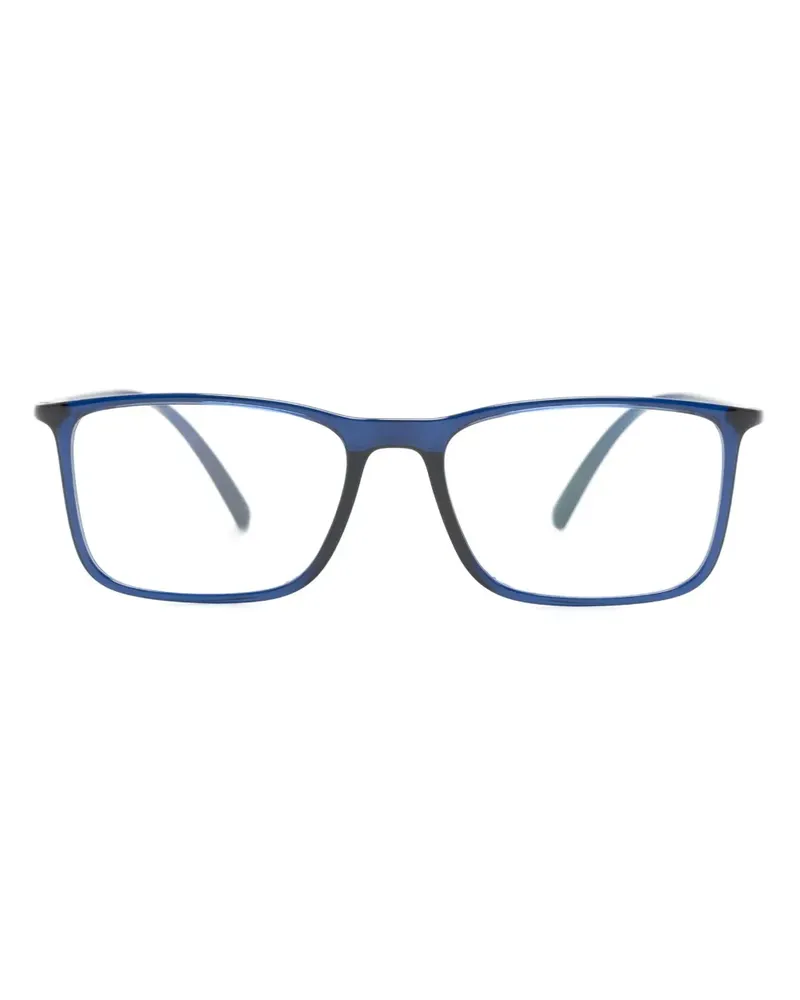 Giorgio Armani Eckige Brille mit Ombre-Effekt - Blau Blau