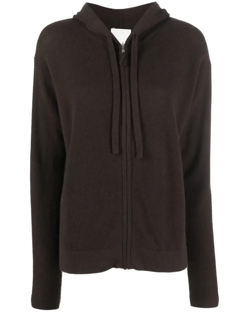 ALLUDE Cardigan mit Gürtel - Braun Braun