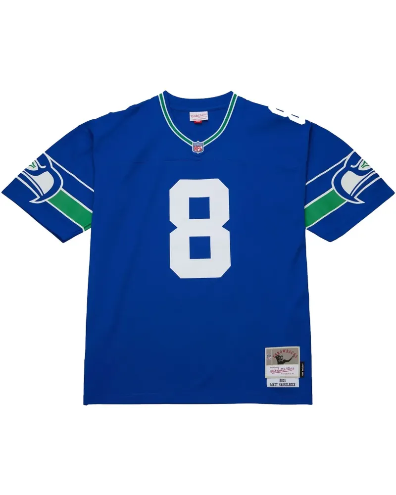 Mitchell & Ness 2001 Matt Hasselbeck Legacy Player "Seattle Seahawks" Trikot - Blau Blau