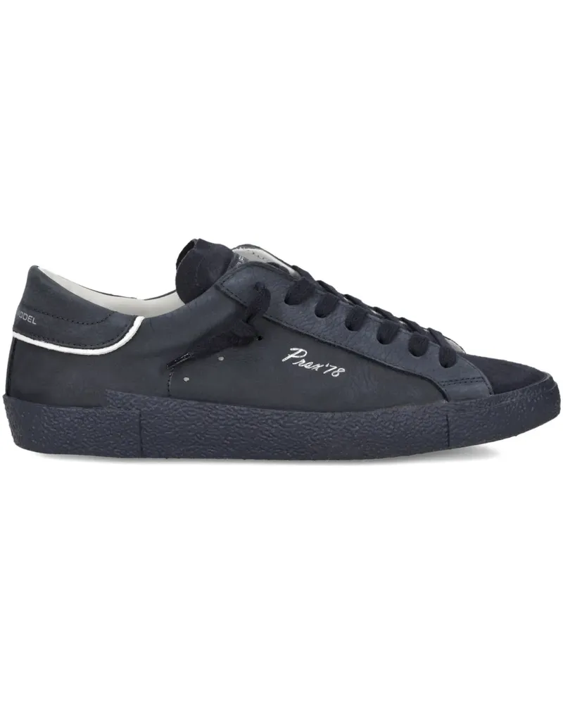 Philippe Model Sneakers aus Leder - Blau Blau