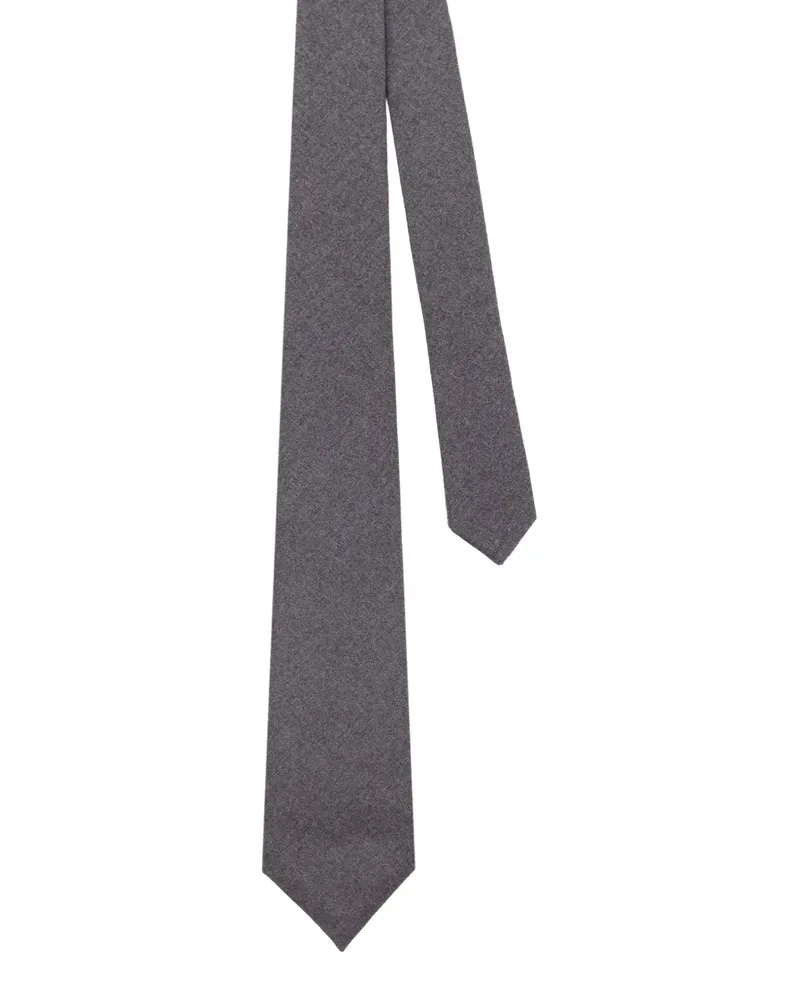 Kiton Ciro Pone Krawatte - Grau Grau