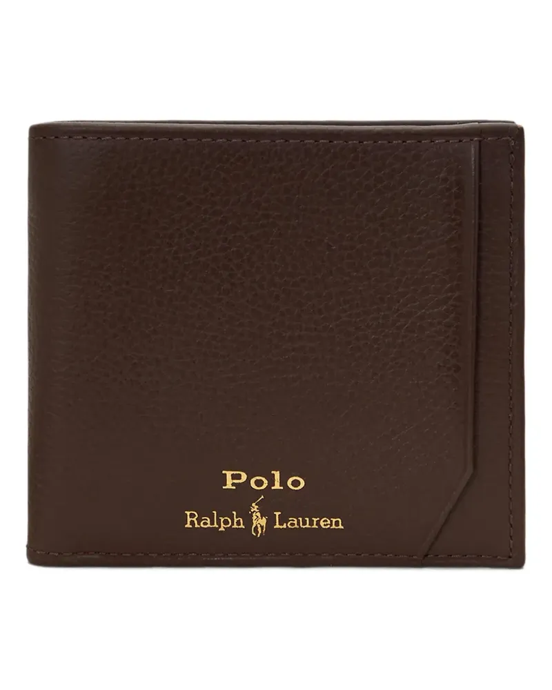 Ralph Lauren Portemonnaie aus gekörntem Leder - Braun Braun
