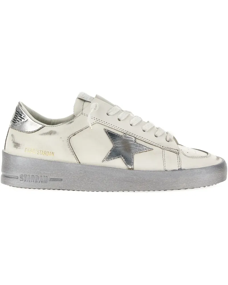 Golden Goose Stardan star contrast heel sneakers - Weiß Weiß