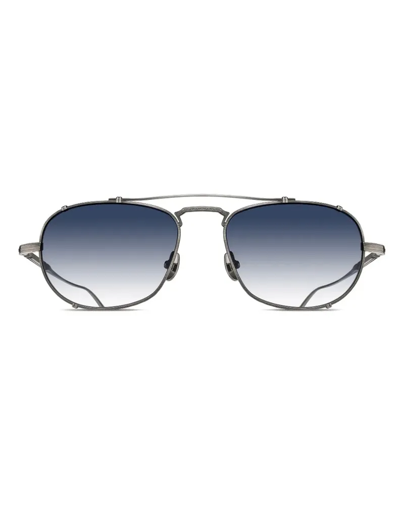 MATSUDA Sonnenbrille mit Doppelsteg - Silber Silber