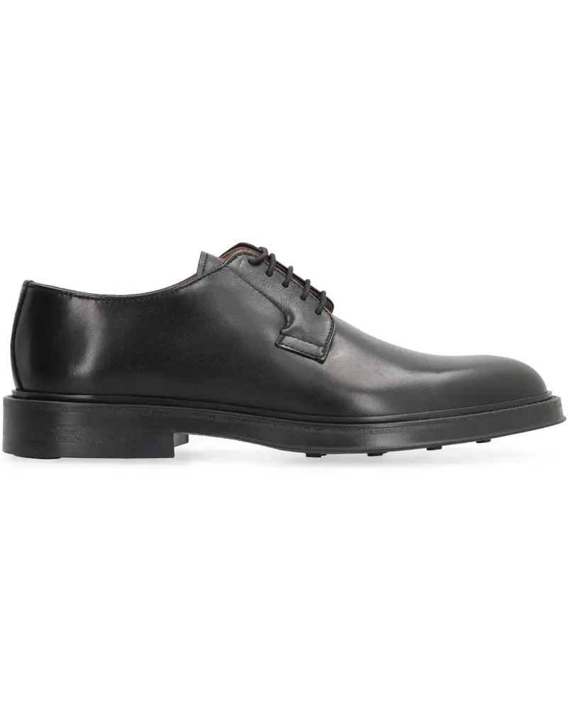 Bruno Magli Derby-Schuhe aus poliertem Leder - Schwarz Schwarz