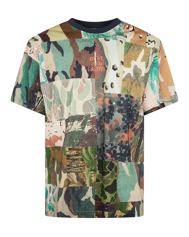 GALLERY DEPT. T-Shirt mit Camouflage-Print - Grün Grün