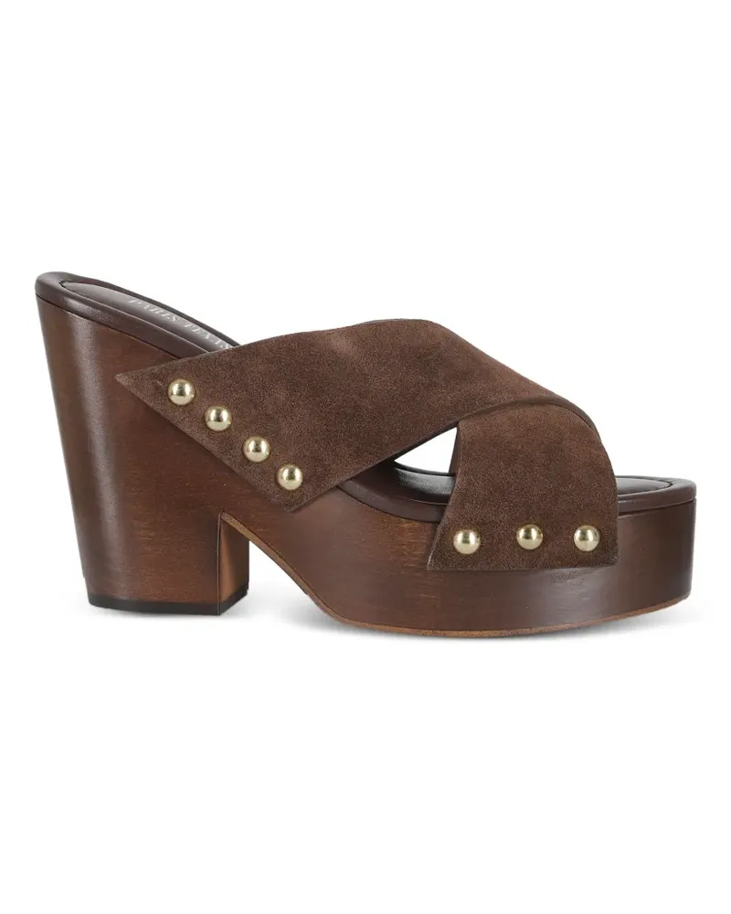 Paris Texas Marisol Mules 105mm - Braun Braun