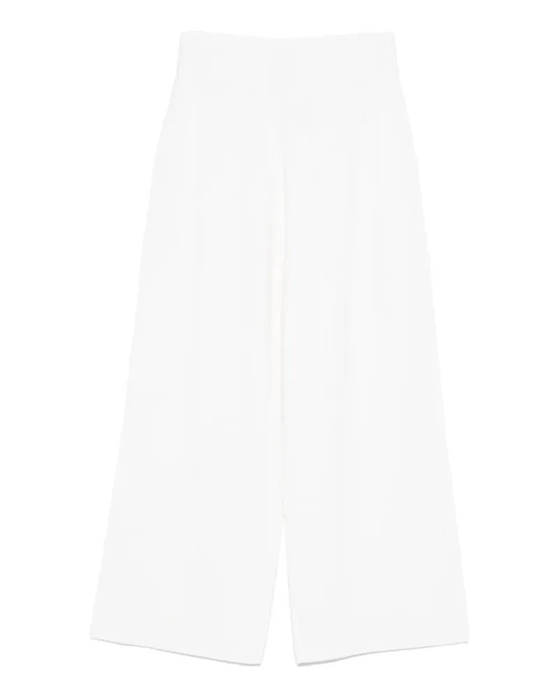 ALLUDE wide-leg trousers - Nude Nude