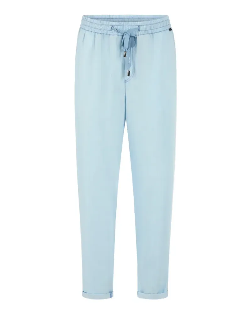Marc Cain Rhodos elasticated-waist drawstring jeans - Blau Blau