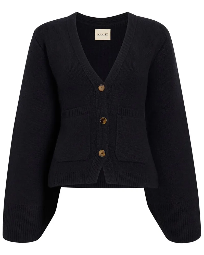 KHAITE The Scarlet Cardigan mit Kaschmiranteil - Schwarz Schwarz