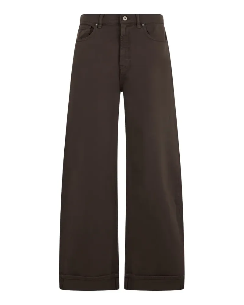 P.A.R.O.S.H. P.A.R.O H. Hose mit weitem Bein - Braun Braun