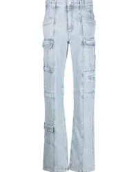 Isabel Marant Gerade Jeans Blau