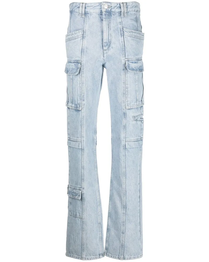 Isabel Marant Gerade Jeans - Blau Blau