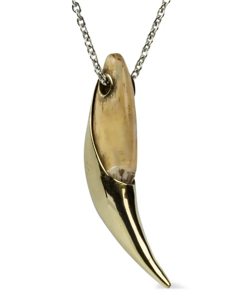 Parts Of Four Bear Tooth Halskette aus Sterlingsilber Silber