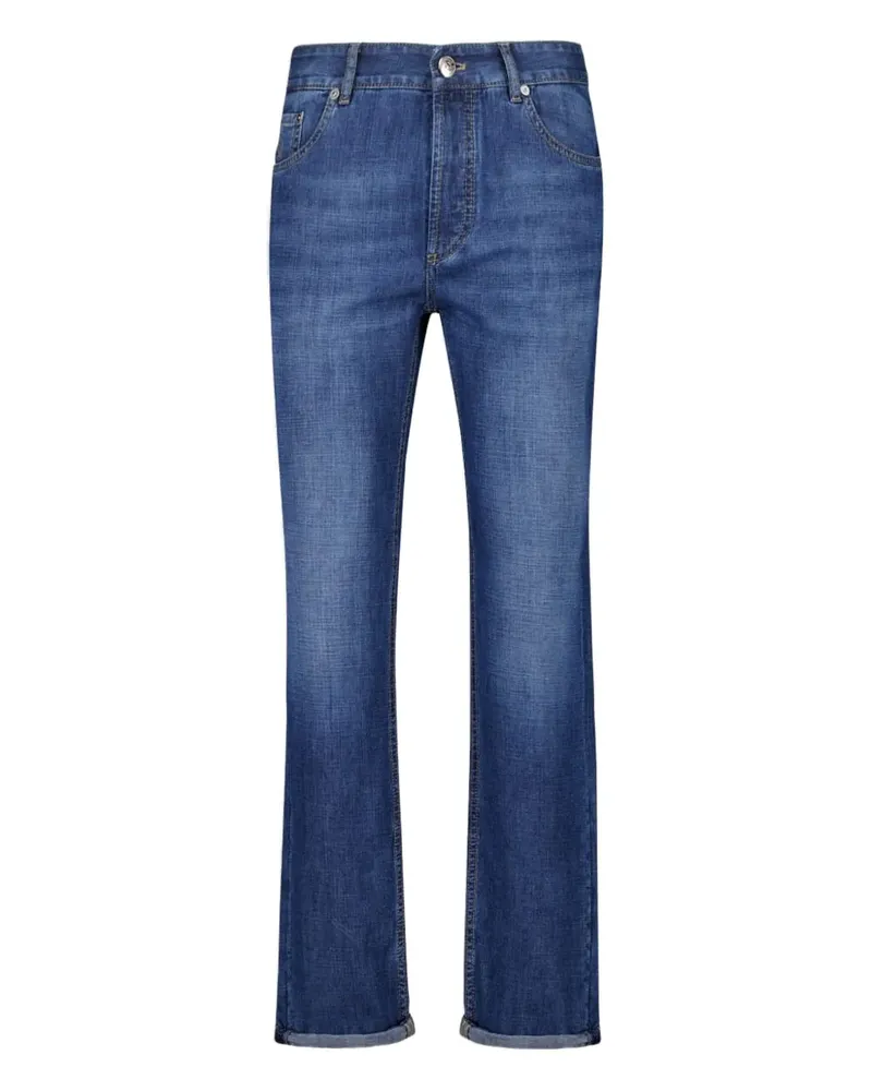 Brunello Cucinelli Jeans mit geradem Bein - Blau Blau