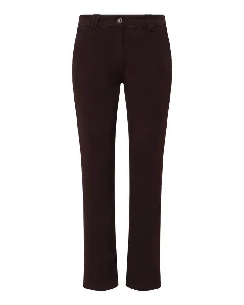 Liu Jo Straight-Leg-Jeans mit Stickerei - Braun Braun